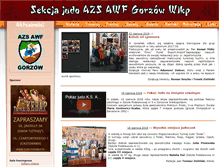 Tablet Screenshot of judogorzow.pl